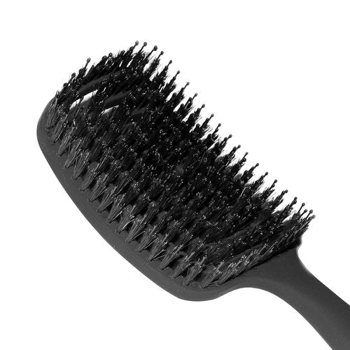 Kinetic Detangling Hair Brush - Boar & Nylon Bristles for Shiny, Smooth Hair | Flexible Body for Scalp Massage