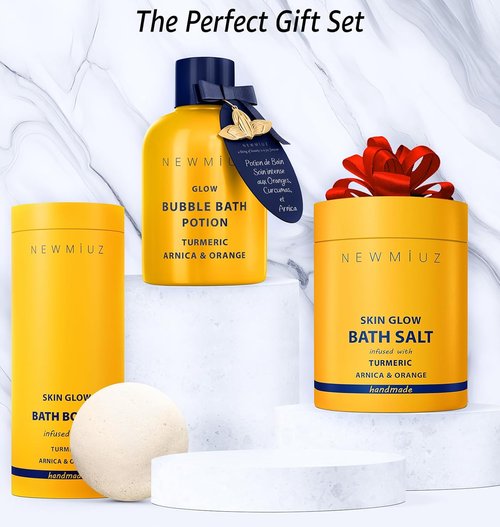 Regine Switzerland Bubble Bath - Long-Lasting Foam with Turmeric & Arnica | Skin Healing & Relaxation Gift for Women