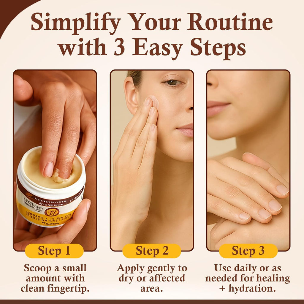 Sweet Bee Magic Organic Honey Balm - All-Natural Moisturizer for Face, Skin & Body - 4oz Jar