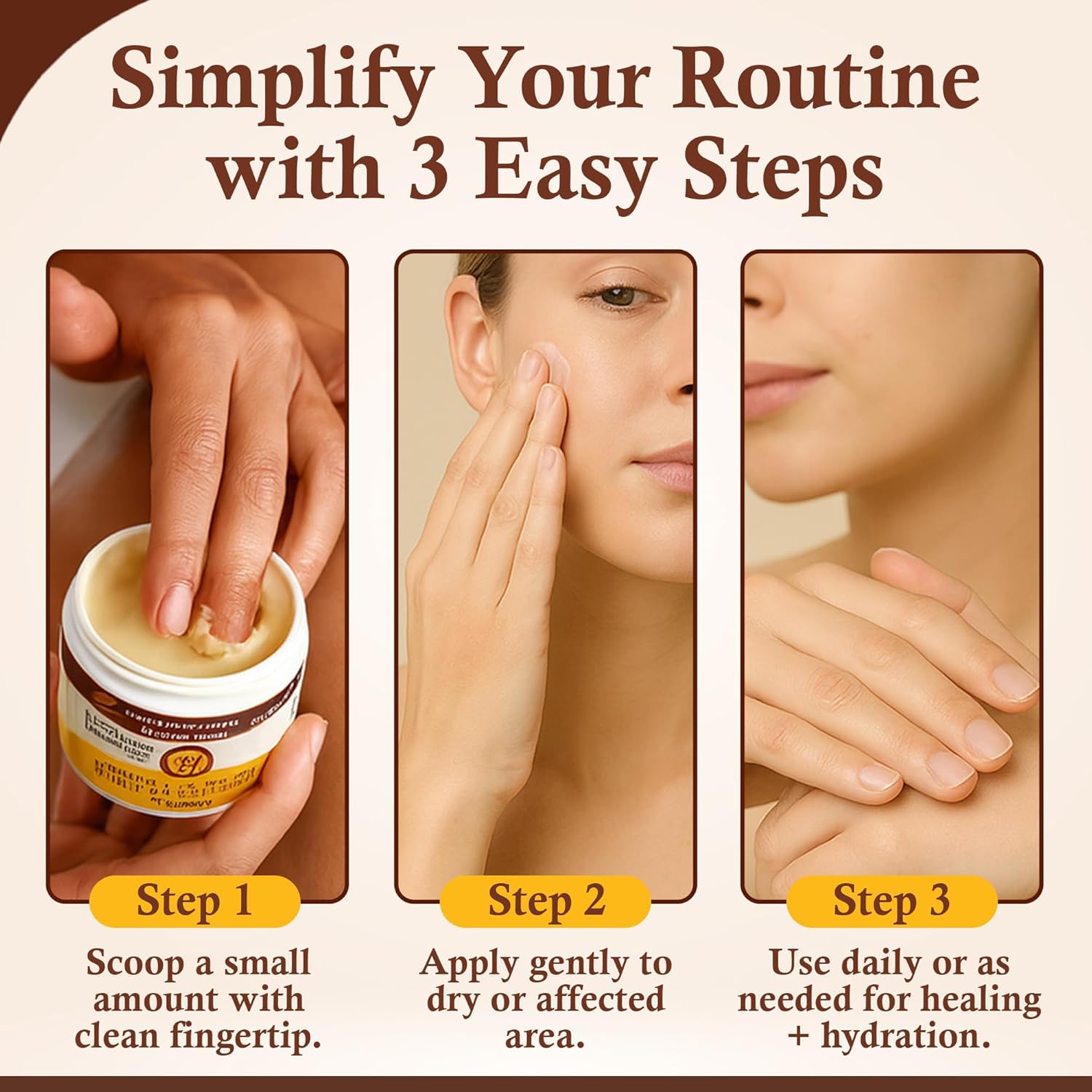 Sweet Bee Magic Organic Honey Balm - All-Natural Moisturizer for Face, Skin & Body - 4oz Jar