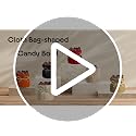 Large White Burlap-Textured Resin Candy & Plant Bowl - Rustic Decor