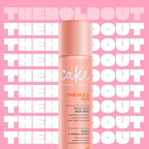 Cake Beauty Hairspray - The Hold Out For Flexible, Touchable Hold | Multi-Tasking Styler with Vitamin E & Abyssinian Oil - 5.6 Oz.