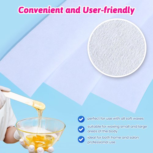 Mirucoo Non-woven Wax Strip Roll for Body and Facial Hair Removal, 3 Inches x 60 Yards Pack Salon Quality Epilating Roll
