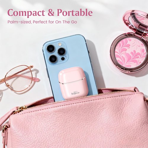 Facial Hair Removal for Women - Painless Electric Face Shaver for Peach Fuzz & Sensitive Skin, USB-C Rechargeable Hair Remover for Upper Lip & Chin,IPX7 Mini Portable for Smooth Skin at Home & Travel