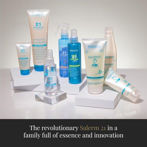 Salerm Instant Hair Conditioner 21 - Silk Protein Leave-In or Rinse-Out - 100 ml Hydrating Formula