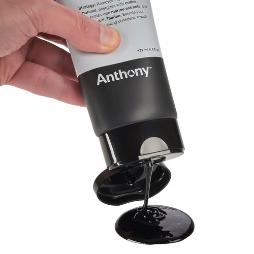 Anthony Charcoal Face Wash - Detoxifying & Energizing Formula with Coffea Arabica | 6 Fl Oz, Sulfate-Free