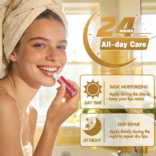 RBUGR 250 Pcs Lip Balm Bulk,12 Fruit Flavored Natural Bulk Lip Balm, Lip Balms Pack with Vitamin E, Lip Balms Gift Set Women Stocking Stuffers Party Favors, Moisturizing&Soothing(4.2g/0.15oz)