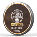 Viking Revolution Beard Balm - Tobacco Scented Moisturizing Butter with Argan & Jojoba Oil | 2oz
