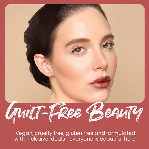 The Lip Bar Vegan Lip Kit, with Straight Livin' Lip Liner, Naturalista Liquid Matte Lipstick, and Extra Non-Sticky Lip Gloss, 3 pieces