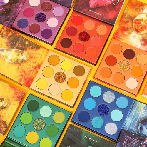 docolor Eyeshadow Palette 54Colors Gemstone Eye Shadow Palette Highly Pigmented Mattes Glitter Shimmers Naked Smokey Cream Powder Blendable Long Lasting Waterproof Colorful Professional Makeup Palette