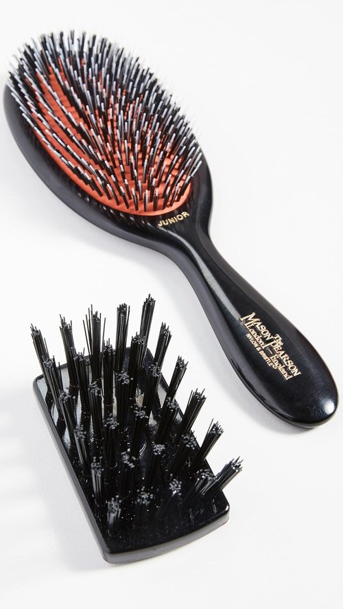Mason Pearson Junior Brush - Pure Bristle & Nylon Mix for Effortless Styling | BN2