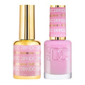DND DC Gel Polish Set - Pink Collection | UV/LED Gel Polish & Air Dry Nail Lacquer Duo - 0.5 Fl Oz Each