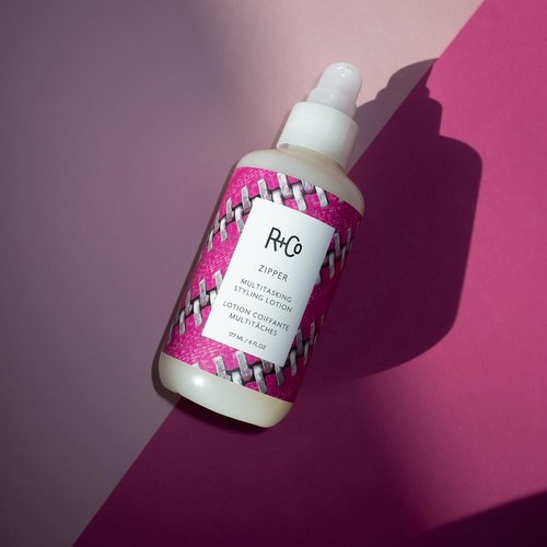 R+Co Zipper Multitasking Styling Lotion - Frizz Control & Shine for All Hair Types | Vegan & Cruelty-Free