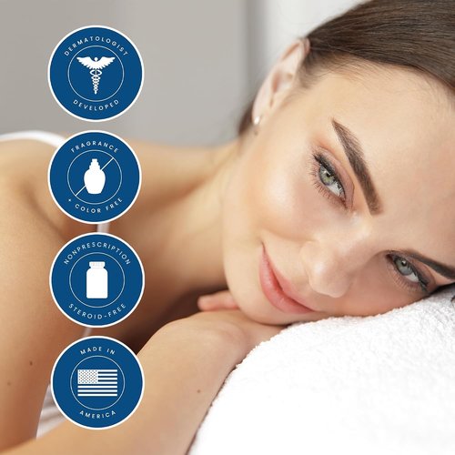 Kenkoderm Psoriasis Conditioner - 3% Salicylic Acid for Sensitive Skin | 8-Ounce Tube, Color & Fragrance Free
