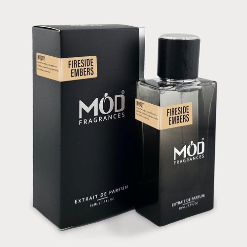 Fireside Embers Perfume - Unisex Long-Lasting Woody Fragrance | Extrait De Parfum 50ml
