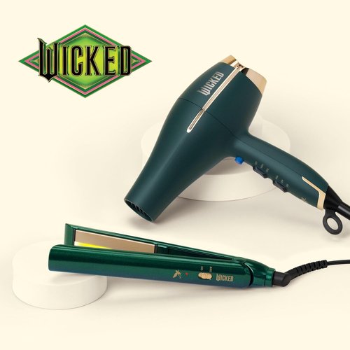 Conair Wicked Elphaba Flat Iron - 1-Inch Hair Straightener for Sleek, Smooth Styles