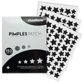 Black Star Pimple Patches for Face, 153 Counts Hydrocolloid Star Acne Patches, Cute Zit Covers for Face, Spot Stickers with Tea Tree, Salicylic Acid and Cica Oil