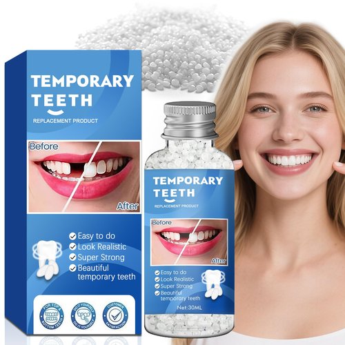 Tooth Repair Kit, Moldable False Teeth Beads for Teeth Repair, Suitable for Missing, Cracked DIY Denture Kit, 1PCS-K1
