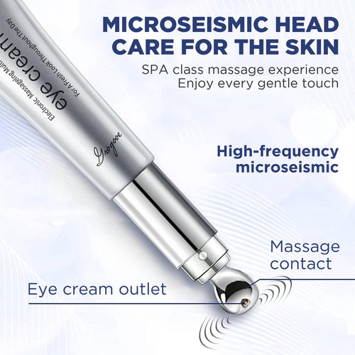 Multi-Peptide & Retinol Eye Cream,Electric Massage Eye Cream With Caffeine,Niacinamide,Vitamin C & for Dark Circles, Puffiness Puffy Bags & Wrinkles ，Anti-Aging Eye Cream for Fine Lines, 0.7 fl.oz