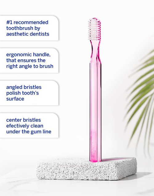 Supersmile New Generation 45° Patented Long Toothbrush Pink