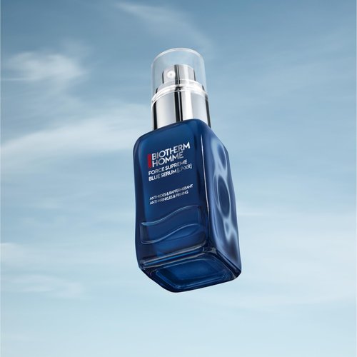Biotherm Force Supreme Blue Serum [LP-XR] for Men, With 35 Nutrients for Skin Regeneration, Pro-Xylane for Firmness, Ultra-Resurfacing Pro-Retinol and Peptides Fractions for Definition, 2 Fl. Oz.