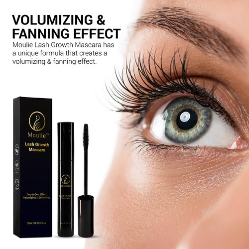 Skiennix Lash Growth Mascara - Organic Lash Enhancer for Volume & Length | Waterproof, Vegan, 10ml