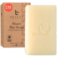 Bar Soap for Shaving - USA Made with Organic & Natural Ingredients, Shave Bar for Women, Vegan Soap with Shea Butter & Coconut Oil, Provides Rich Lather and Reduces Ingrown Hair & Razor Bumps