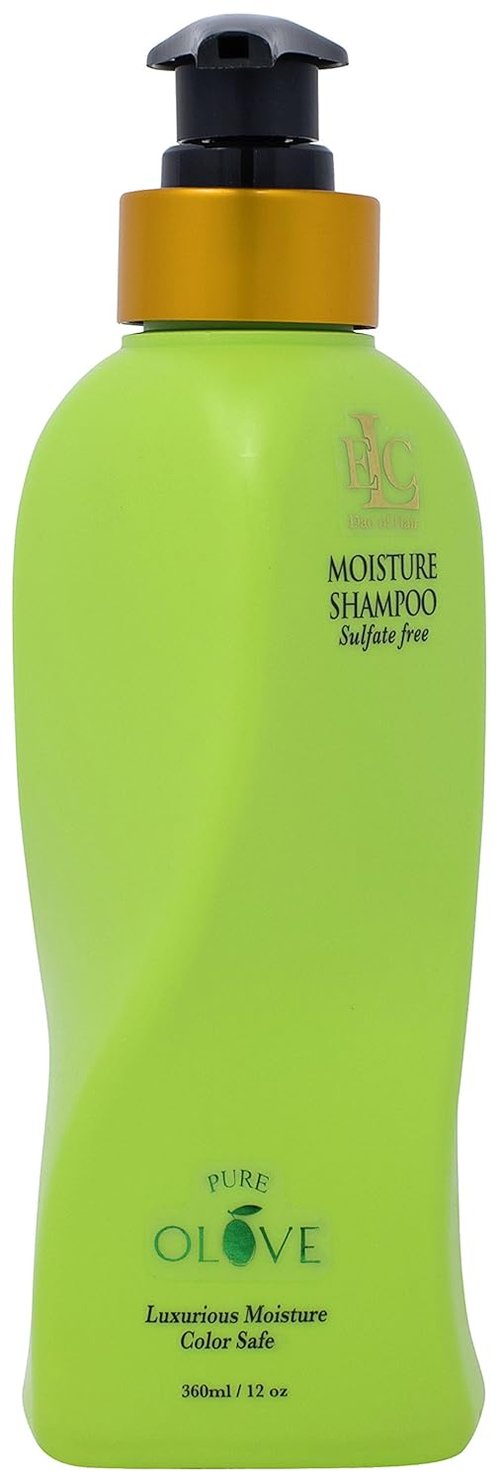 ELC Pure Olove Moisturizing Shampoo - Nourishing Formula for Soft, Hydrated Hair | 12oz