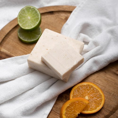 Mr. Tropical Cedar Citrus Soap Bar - Handmade Natural Soap with Organic Ingredients, 5.5 Oz