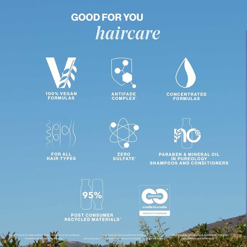 Pureology Strength Cure Blonde Purple Conditioner - Sulfate-Free & Vegan, Strengthens Blonde Color-Treated Hair