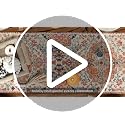 Orange Boho Table Runner 13x72 Inch Farmhouse Rustic Fall Kitchen Decor