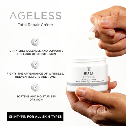 IMAGE Skincare Ageless Total Repair Crème - Hydrating Night Cream with Hyaluronic Acid & Shea Butter | 2 oz