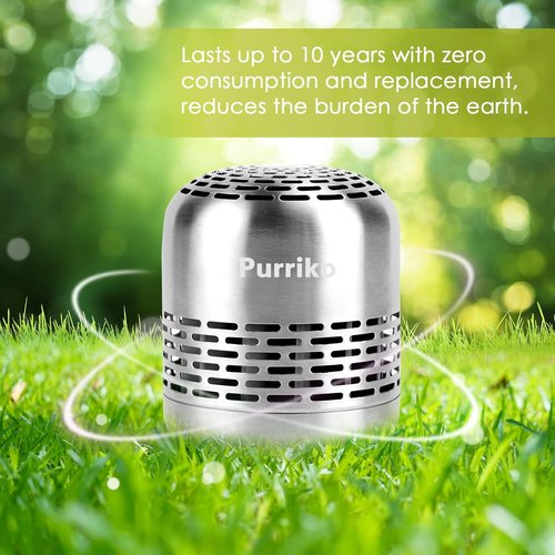 Purriko Refrigerator Deodorizer - Lasts Up to 10 Years | Effective Odor Eliminator & Air Purifier