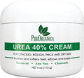 PurOrganica Urea 40% Foot Cream – Dermatologist Tested, Intensive Repair for Dry, Cracked Heels, Corns, Calluses & Rough Feet, Professional Strength Exfoliating & Moisturizing Cream - Made in USA