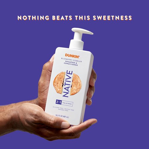 Native | 2-in-1 Shampoo and Conditioner | Limited Edition Blueberry Cobbler | 16.5 oz