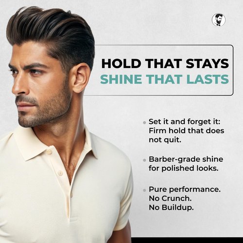Gentlemen Republic 8oz Refined Hair Gel | Professional 24-Hour Shine & Hold, Alcohol-Free, Humidity Resistant