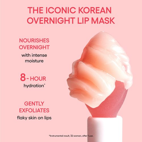 LANEIGE Minty Lip Duo: Peppermint Lip Sleeping Mask and Candy Cane Lip Glowy Balm for Soft, Hydrated Lips