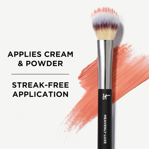IT Cosmetics Heavenly Luxe Cream Blush Brush #3 - Soft Bristles for Flawless Blush & Bronzer Application