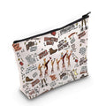 POFULL Musical Theatre Inspired Gift Newsboy Theatre Cosmetic Bag Musical Lover Gift