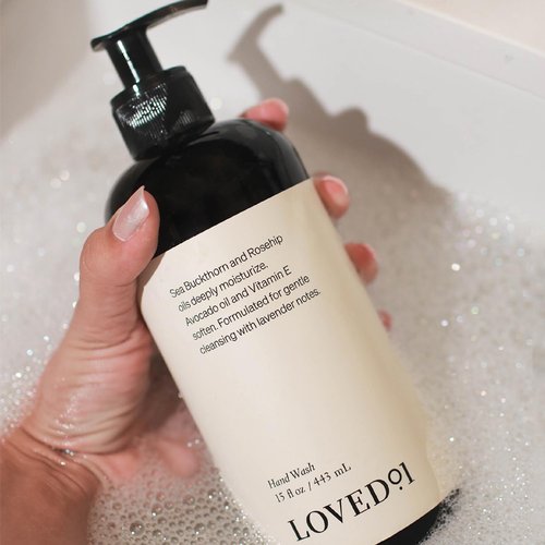 Loved01 Hand Wash, John Legend Skincare, Liquid Hand Soap, Gentle & Hydrating, Cruelty-Free, Oprah's Favorite Things, Formulated with Nourishing Oils, First Love Lavender Scent, 2-Pack 15 oz each