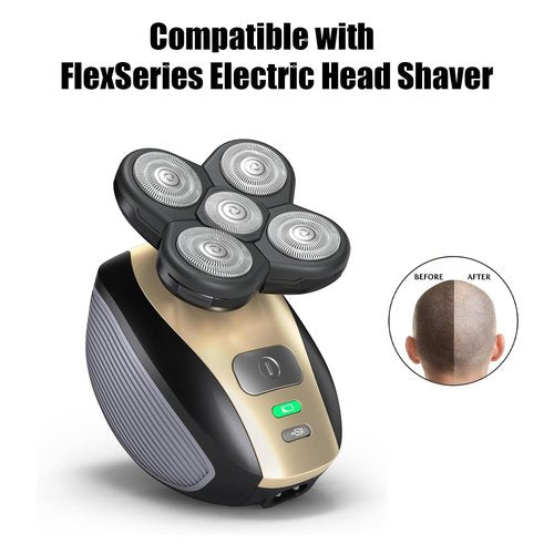 3PCS Shaver Replacement Blades Compatible with Freedom Bald Men Head Shaver Kit,5 Blade for Bald Men Head and Face Electric Razor Replacement
