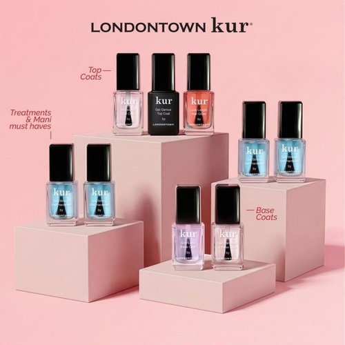 LONDONTOWN Luxe Length Nail Gloss – Strengthens & Protects Nail Length, Boosts Keratin & Ceramide Production, Prevents Breakage, .4 fl oz