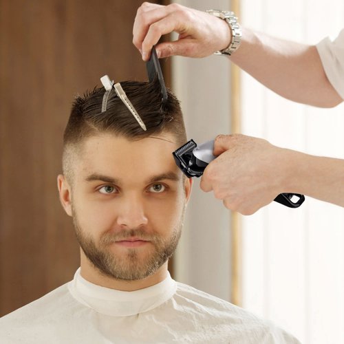 Anrom Magnetic Clipper Guards Guide Comb 10PCS for Andis Master Hair Clipper MBA, MBX, MC-2, ML, MA-1, RACA, PM-1, PM-2, PM-3, PM-4, PM-5, PM-Family, US-1, RS-1 Lengths 1/16" to 1" (Black)