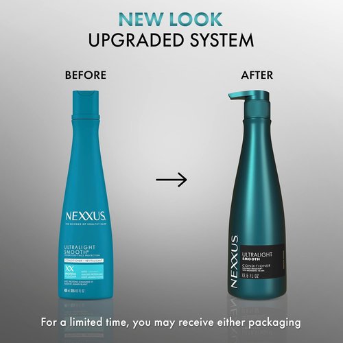 Nexxus Ultralight Smooth Conditioner - Frizz Control for Dry Hair | 13.5 oz with Biomimetic 18-MEA