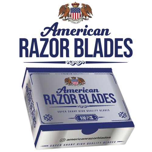 The Shave Factory Straight Edge Razor Kit - with Single Stainless Steel razors (USA + American Razor)