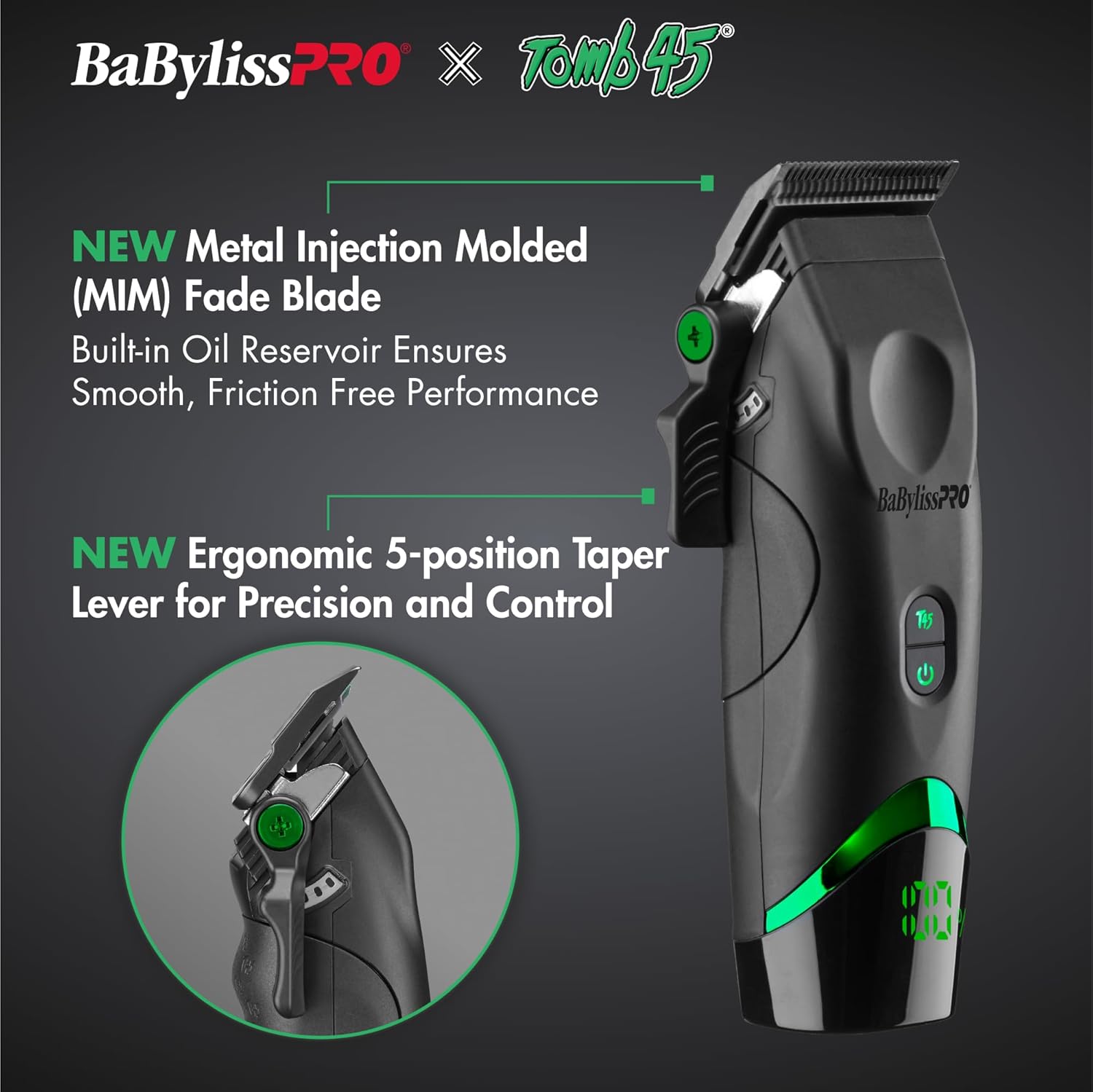 BaBylissPRO Wireless-Charging Clipper & Trimmer | Professional Grooming Tool