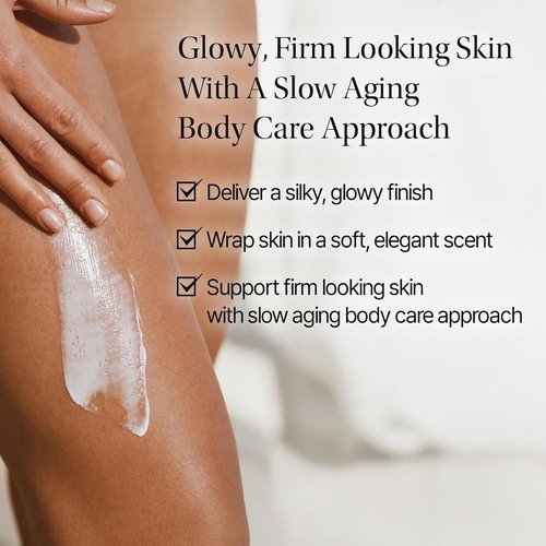 Objet Silky Gleam Body Lotion - Deep Hydration with Niacinamide & Vitamin C&E - Santal Rose (450ml)