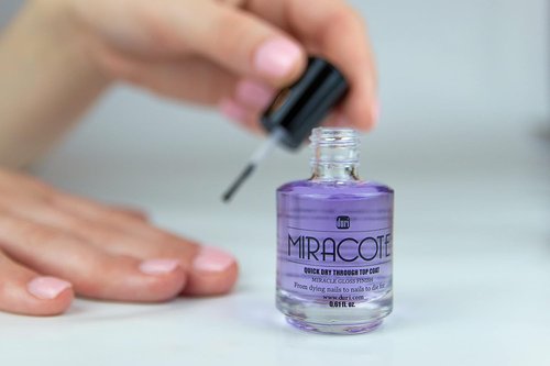 Duri Miracote Quick-Dry Top Coat - High Gloss, Chip Resistant Nail Polish Protector | Pack of 3