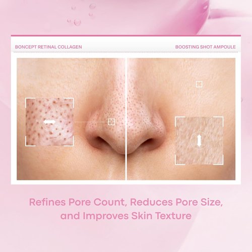 Skiennix Retinal Collagen Boosting Shot Ampoule - Advanced Vitamin A Serum for Pores & Anti-Aging | 1.01 fl. oz / 30 ml