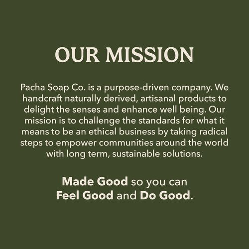 Pacha Soap Co. Sand & Sea Bar Soap - Sea Salt Scent, Volcanic Ash & Pumice, Exfoliating & Hydrating Body and Face Wash with Essential Oils, Handcrafted and Made in the USA, 5-Pack (4 oz Each)